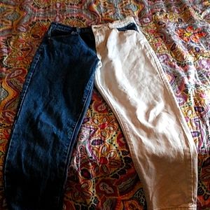 Split leg Jeans
